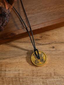 1pc Hot-Selling Viking Rune Pendant Necklace, Alloy Pendant Necklace, Small Gift - Rune Pendant Necklace - View 4