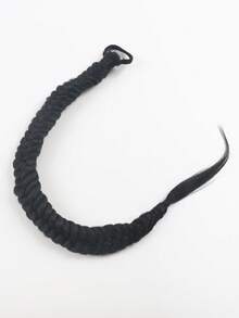 32 Inch Braid Hair Extensions, Hand-Woven Fishbone Braid Synthetic Hair With Soft Scrunchie, Suitable For Daily Use - Multicolor - View 7