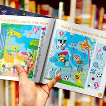 Libro de Actividades de Enfoque de Tareas, Búsqueda de Imágenes de Objetos Ocultos, Entrenamiento de Atención y Ejercicios de Observación Visual - Multicolor - Ver 5