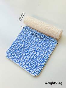 Geometric Embossed Rolling Pins, Wave, Snowflake Embossed Rolling Tools, Suitable For DIY Earrings And Handmade Crafts - Texture Roller - View 16