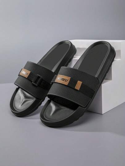 Men's Breathable Fashion Sandals, Hollow Mesh Design, Non-Slip Beach Vacation Casual Versatile Sandals