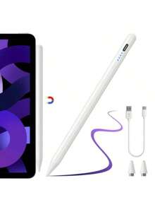 1pc Universal Capacitive Stylus Pen, Suitable For Phones And Tablets, Active Capacitive Stylus, Compatible With Android And Apple Devices, Precise Touch, Smooth Writing, High-End Capacitive Stylus (Not Compatible With Resistive Screen And Electromagnetic Screen Tablets) - Multicolor - View 13