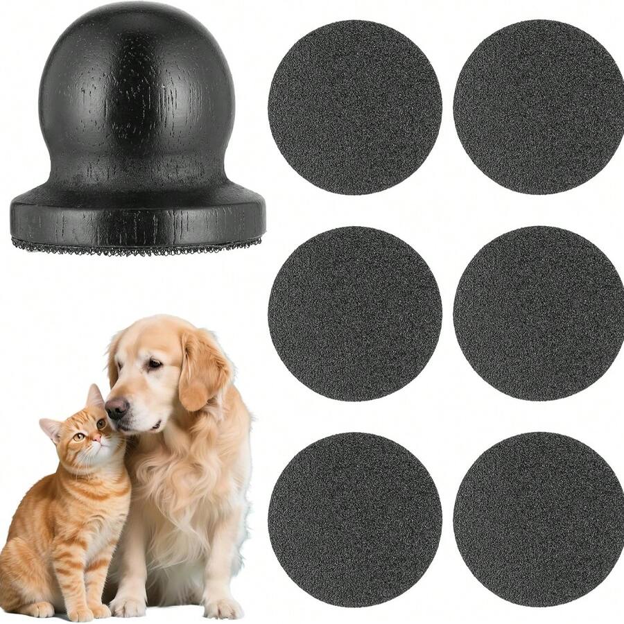 Dog Nail File With Replaceable Filing Disc Dog Nail File Scratch Board Replaceable Sandpaper Stress Free Nails Filing Dogs Training Accessories For Smooth And Healthy Nails - View 1