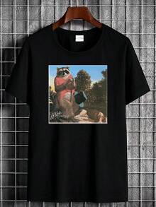 Camiseta J Cale JJ Naturally Blanca Talla S 2345XL CC4348 Casual Unisex Moda Versátil Gráfica Suave Ropa de Diseñador Cómoda Top Casual Transpirable Ligeramente Elástica Streetwear Hombre El - Negro - Ver 6