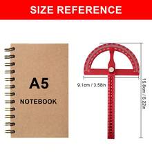 High Precision Angle Ruler, Multi-Functional Woodworking Protractor, Adjustable Marking & Locating Ruler, Must-Have Tool For DIY - Protractor - View 6