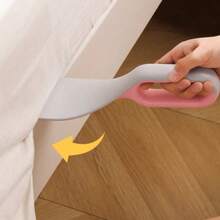 1pc Mattress Lifter Bed Sheet Fixing Clip, Effortless Bed Making Tool For Home Use - Grey - View 3