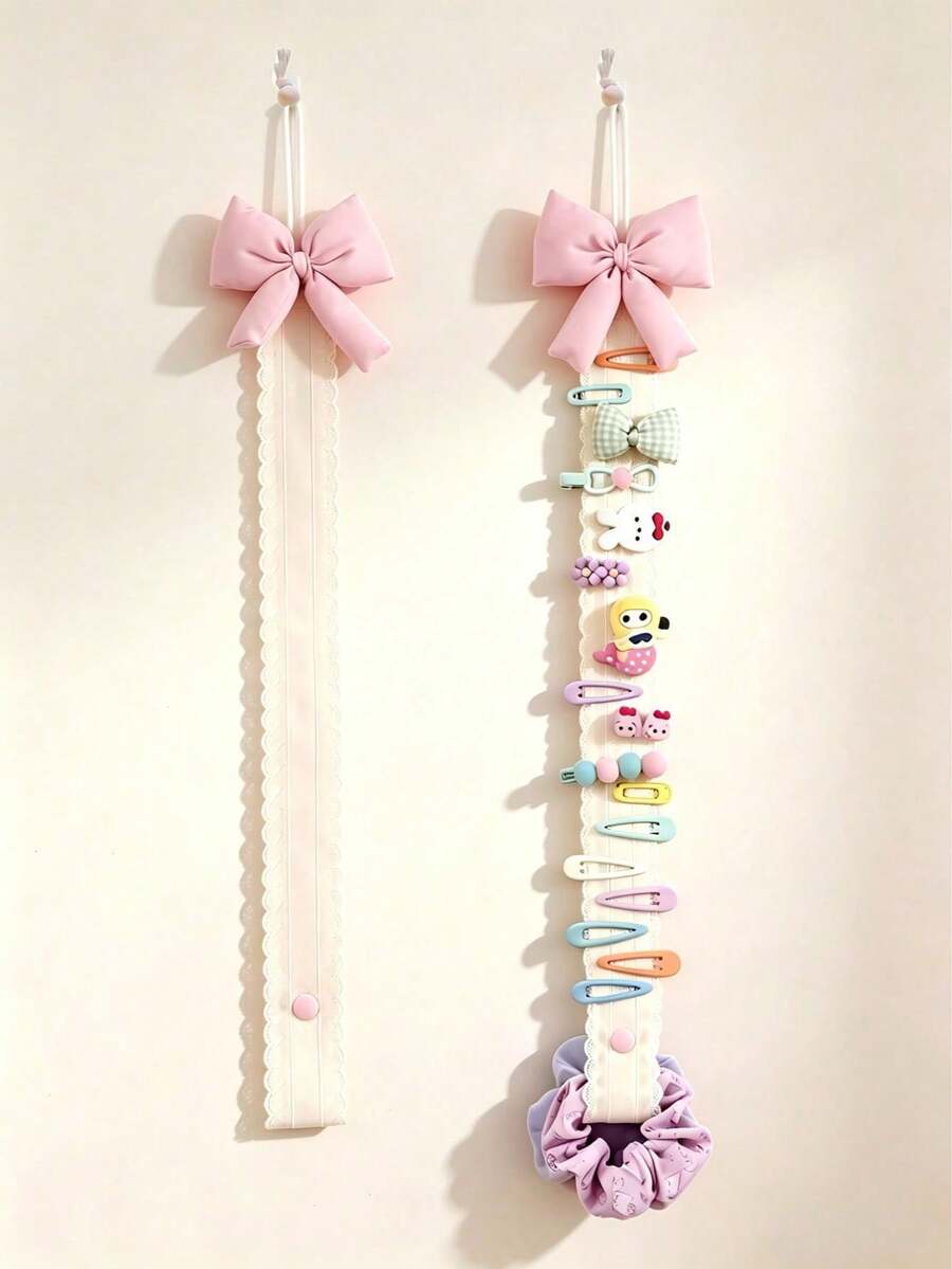 YIYIQCSJ 1-Pack / Hair Accessory Storage Hanging Strap / Room Decor – For Hanging And Storing Hair Clips, Hair Ties, And Other Hair Accessories. - Multicolor - View 1