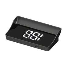 YNF GPS 白色智慧 HUD 抬頭顯示系統,整合 GPS+北斗高畫質導航,10Hz 高更新率,Type-C 介面即插即用,僅支援 Km/H - W1 - 查看 12