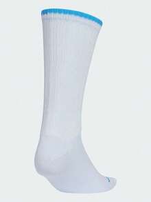 Adidas 女款 W 中筒襪 舒適柔軟 中筒襪 (1雙) KR5150 - 淺藍色 - 查看 2