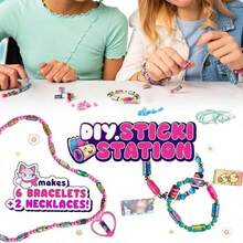 Sticker Bracelet - DIY Sticker Jewelry Set, Including Mini Stickers. It Is The Perfect Gift For Children's Day, Holidays, New Year, And Christmas. - Multicolor - View 3