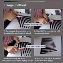 Car Eyelashes Car Fake Eyelashes Car Headlight Eyebrow Stickers 2pcs/Set - A - View 6