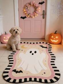 1 buah Karpet Dekoratif Hantu Zebra, Dekorasi Kamar Tidur Halloween, Karpet Kecil, Permadani, Dekorasi Rumah, Karpet Ruang Tamu, Karpet Kecil Ruang Tamu, Karpet Kamar Tidur, Dekorasi Rumah Ruang Tamu, Karpet Luar Ruangan, Karpet yang Dapat Dicuci - MultiWarna - View 3