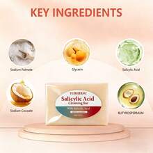 Salicylic Acid Cleansing Soap, Gentle & Pure, Cleans Pores & Controls Oil, Smooths Skin, Face & Body Wash, 100g - Salicylic Acid Soap - View 4