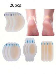 Gel Heel Pads, Anti-Friction Cushioning Pads, For Toe And Heel Blister Recovery And Prevention, Protect Skin From Friction - Multi-color - View 13