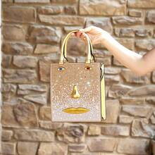 Dancing Engine Purses And Handbag Luxury Designer Rhinestone Shoulder Bags Woman's Bag Pu Leather Handbags For Women - Multicolor - View 11