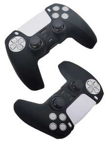 2pcs Handle Protective Cover Set, Anti-Slip, Anti-Drop, Anti-Dust, Anti-Scratch, Compatible With PlayStation 5, Enhances Gaming Operation Feel, Practical Gaming Accessory - 2 PCS Handle Protector - View 7