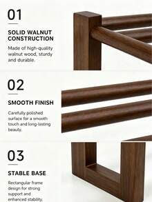1pc Shoe Rack, Entryway Shoe Tower, Vertical Wooden Shoe Storage Rack, Freestanding Wooden Storage Shelf, Shoe Organizer Rack, Suitable For Entryway, Front Door, Living Room, Bedroom, Modern Home Furniture - View 9