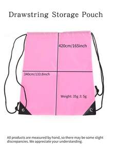 1/3/6pcs Wig Storage Bags, Large Size Colorful Drawstring Storage Bags, Used For Wig Storage, Wig Preservation, Wig Dust-Proof, Also Suitable For Home And Travel Storage - View 2