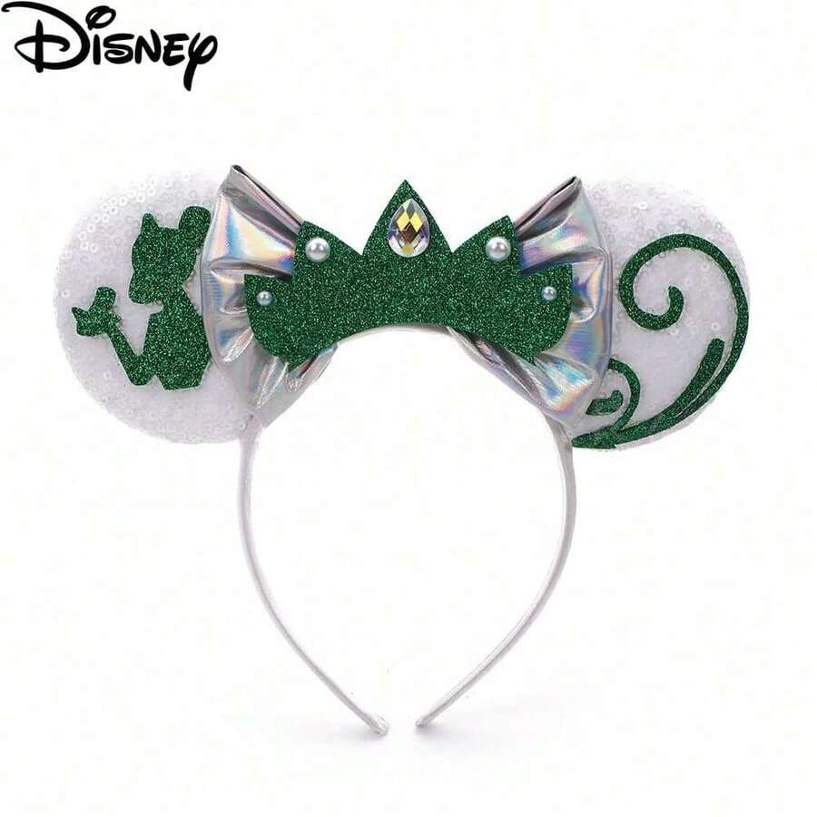 1pc Headband, Sequin Bow, Embroidered Fairy, Comfortable Hairband - View 1