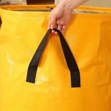 1pc Heavy Duty Moving Bag With Sturdy Handle And Secure Drawstring Closure - Large Capacity Storage Organizer Bag, Foldable Space-Saving Design, Made Of High-Strength Plastic Material, Suitable For Moving, Travel, Storage, College Dorm, Home Use - Perfect For Storing Clothes, Bedding, Household Items, Laptop Boxes, Dorm Essentials, Easy To Carry, Reinforced Structure, Ideal Choice For Packing, Also Suitable For Frequent Business Travelers - Multicolor - View 2
