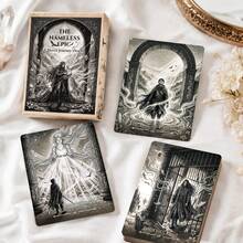 The Nameless Epic Oracle Cards, Hero's Journey Spiritual Divination Deck, 45 Pcs Tarot Cards For Meditation & Psychic Reading - Light Grey - View 5