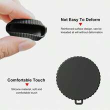 1-5pcs D*I Osmo Action 6 Camera Lens Caps, Anti-Scratch Silicone Camera Protective Cover, D*I Action 6 Accessories - View 3