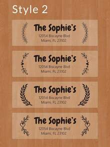 (100-1000 Labels) 0.75in X 2.5in Transparent Personalized Return Address Labels - Custom Mailing Labels On Sheets - Self-Adhesive Return Stickers For Envelopes With Crisp Printing - Transparent - View 8