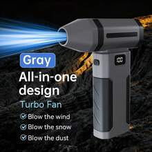 108,000 RPM Portable Electric Dust Blower & Barbecue Blower, 6 Powerful Wind Speed Settings, With LED Display And Flashlight, Accelerated Ignition Tool, High-Powered Electric Duster Fan Suitable For Car, Computer, Keyboard, Home And Outdoor Use - A - View 13