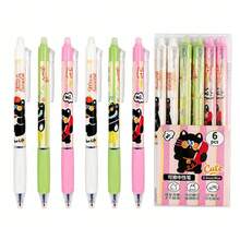 Pulpen Gel Capybara Lucu yang Dapat Dihapus, Tinta Biru 0,5mm yang Dapat Ditarik, Cocok untuk Kantor. Menulis Halus dan Cepat Kering, Perlengkapan Penting untuk Kembali ke Sekolah - MultiWarna - View 10