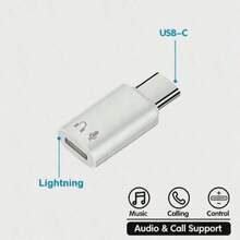 Type-C To IOS Headphone Audio Adapter, USB-C Male To Lightning Female Headphone Converter, Compatible With 16/15 Smartphones/Tablets - Multicolor - View 10
