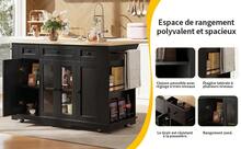 Mobile Storage Islands - Black - View 4