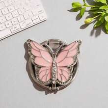 Cute Butterfly Phone Ring Holder - 360° Rotatable Adjustable Ring, Compatible With All Smartphones, Anti-Slip Creative Women's Gift - Multicolor - View 10