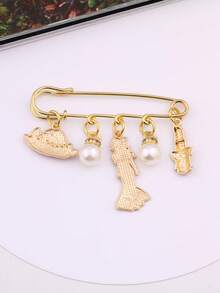 Fashionable Cute Waist Pin Brooch Accessory For Waist Adjustment And Anti-Exposure For Women - Style 8237 - View 4