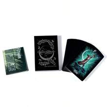 Mini Size Familiar Runic Oracle Mystery Fortune Telling Playing Card Party Game Tarot Divination Tools - Black - View 5
