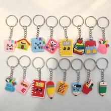 16/18/20/28/33pcs Assorted Cartoon Pencil, Ruler, Cute Writing Board, Calculator, Keychain, Cute Stationery, Various Styles And Shapes, Keyring, Suitable For Classroom Prizes, Student Rewards, Back To School Season Small Gifts - Multicolor - View 17