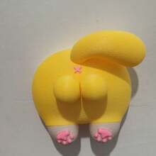 1pc 86 Switch Cover [Giant Egg Cat] Cat Butt Switch Panel Home Decor 3D Printed Switch Cover Creative Ornament - Cat Butt Lid Switch - View 5
