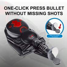 電動蜘蛛網發射器手腕玩具，一鍵自動收縮蜘蛛發射器，雙吸盤與磁吸模式，射程可達 2.4m，萬聖節 Cosplay 服裝道具，新穎互動玩具，適合兒童與青少年的生日禮物，蜘蛛迷必備 - 彩色 - 查看 5