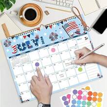 2026-2027 18-Month Calendar (July 2026 - December 2027), Sunday Start Design, Holiday Marked, Mini Month Preview For Previous And Next Month, Week Number Display, Large Writing Space, NOTES Section And Remarks Area, Suitable For Home, Office, School And Business Schedule Planning, Desk And Wall Hanging - View 8