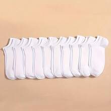 5 Pairs Unisex Ankle Socks - Breathable, Lightweight, Odor-Resistant, Moisture-Wicking, Suitable For Men And Women, Sports And Casual Wear, Machine Washable Solid Color Socks, Casual Invisible Socks - Multicolor - View 8
