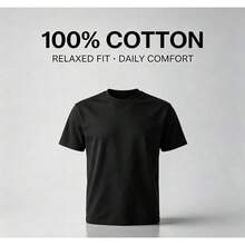 Bold German Phrase "I Have No Pressure" With Geometric Patterns,Olive Green With White Lettering,Lightweight Summer Short Sleeve Top,Suitable For Tall - 黑色 - 查看 11