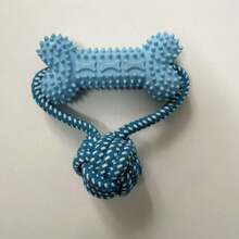 1pc 2-In-1 Dog Chew Toy Set Bone Shape + Rope Ball, Durable Bite-Resistant Dental Cleaning, Suitable For Small To Medium Dogs Interactive Tug Play - Multicolor - View 13