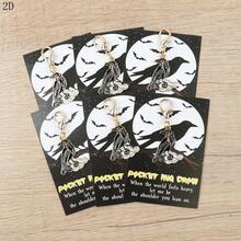 6pcs Dark Crow Keychains, Cute Crow Design, Suitable For Halloween, Thanksgiving, Christmas Holiday Gifts, Unique Charm, Fun Gift For Friends, Suitable For Bird Lovers - Black - View 4
