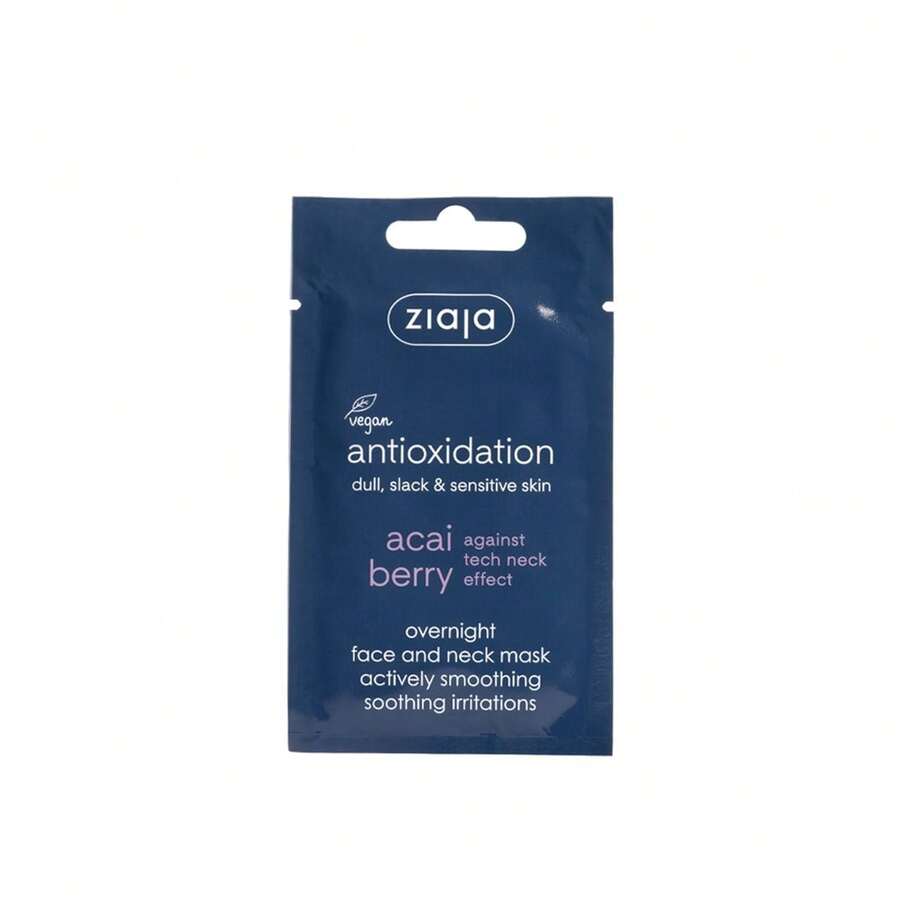 Ziaja Acai Berry Antioxidation Overnight Face And Neck Mask 7ml - Cream - View 1