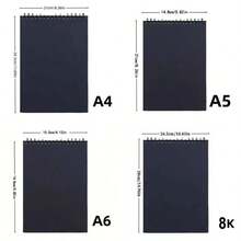 3pcs Sketchbook Set, Spiral Bound Drawing Notebook With 2 Sketching Pencils, 30 Sheets Of Acid-Free Art Paper, Creative Drawing Book For Artists And Beginners, Perfect Gift For Christmas, Easter And Special Occasions,Enhancing Creativity, Beautifully Designed - One Size Fits All - View 6