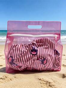 EA Swimming Bag: Wet And Dry Items Separate Storage Bag, Suitable For Beach Or Pool Travel, Swimsuit Storage Bag, Zipper Closure Design, Lightweight And Convenient, Suitable For Storing Swimsuits, Towels And Travel Essentials, Perfect For Beach, Pool, Gym And Vacation Occasions - Multicolor - View 2