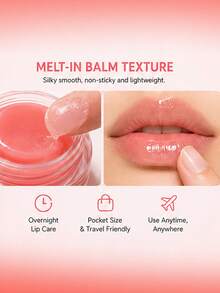Máscara Noturna Labial de Mel de Frutas USHAS, 6 Sabores, Bálsamo Labial Hidratante e Reparador, Esfoliante Noturno para Lábios Secos e Rachados, Tratamento Labial Leve e Não Pegajoso - #05 Uva - Visão 5