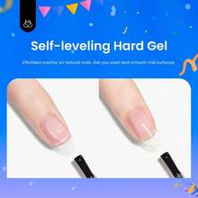 Beetles 2 Bottles 15ML 9-In-1 Nail Gel, Nail Extension & Reinforcement Hard Gel, UV LED Light Compatible, Long Lasting, Women's Gift - Nail Glue - View 4