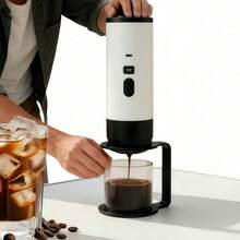 1pc Caffetera Capsules, LED Display Screen, USB Charging, Suitable For Coffee Powder And Capsules, Electric Coffee Machine Is Very Suitable For Travel, Outdoor And RV Use. Capsule Coffee Machine - Coffee Machine - View 2