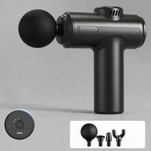 Multifunctional Portable Fascia Gun, Electric Massager, USB Charging Port, 6-Speed Adjustable + 8 Replaceable Massage Heads, Suitable For Muscle Relaxation After Sports And Fitness, Applicable To Sports And Fitness, Christmas Or Halloween Gift For Family, Friends, Classmates, Handheld Device, Fascia Massager, Fitness Enthusiasts - Multicolor - View 9