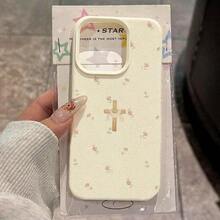 For IPhone 17 16 15 14 13 12 11 Pro Max Plus Air XS X XR Floral Religious Mythological Character Cross Pattern Phone Case Cover - 1 - 查看 9